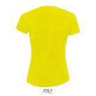 Női raglános rövid ujjú sport póló, SOL'S SO01159, Neon Yellow-2XL