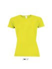 Női raglános rövid ujjú sport póló, SOL'S SO01159, Neon Yellow-S