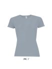 Női raglános rövid ujjú sport póló, SOL'S SO01159, Pure Grey-2XL