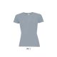 Női raglános rövid ujjú sport póló, SOL'S SO01159, Pure Grey-XL