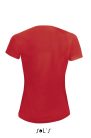 Női raglános rövid ujjú sport póló, SOL'S SO01159, Red-2XL