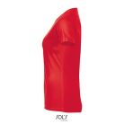 Női raglános rövid ujjú sport póló, SOL'S SO01159, Red-2XL