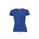 Női raglános rövid ujjú sport póló, SOL'S SO01159, Royal Blue-2XL