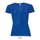 Női raglános rövid ujjú sport póló, SOL'S SO01159, Royal Blue-2XL