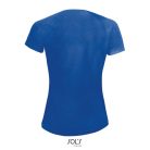 Női raglános rövid ujjú sport póló, SOL'S SO01159, Royal Blue-2XL