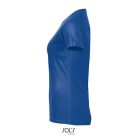 Női raglános rövid ujjú sport póló, SOL'S SO01159, Royal Blue-2XL