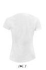 Női raglános rövid ujjú sport póló, SOL'S SO01159, White-2XL