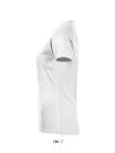 Női raglános rövid ujjú sport póló, SOL'S SO01159, White-2XL