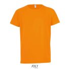 Gyerek SPORTY raglán ujjú kereknyakú sportpóló, SOL'S SO01166, Neon Orange-10A