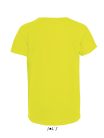 Gyerek SPORTY raglán ujjú kereknyakú sportpóló, SOL'S SO01166, Neon Yellow-10A