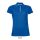 Női rövid ujjú galléros sport póló, SOL'S SO01179, Royal Blue-M