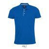 Férfi rövid ujjú galléros sport póló, SOL'S SO01180, Royal Blue-2XL