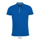 Férfi rövid ujjú galléros sport póló, SOL'S SO01180, Royal Blue-S