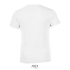 REGENT FIT gyerek rövid ujjú kereknyakú póló, SOL'S SO01183, White-4A