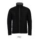 Férfi RIDE könnyű bélelt steppelt dzseki, SOL'S SO01193, Black-L