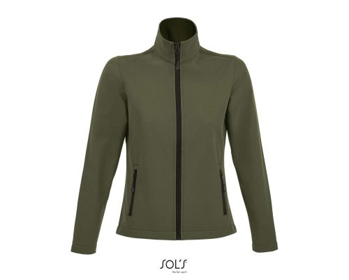 Női RACE softshell dzseki, SOL'S SO01194, Army-L