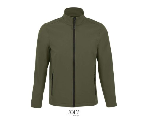 Férfi RACE softshell dzseki, SOL'S SO01195, Army-2XL