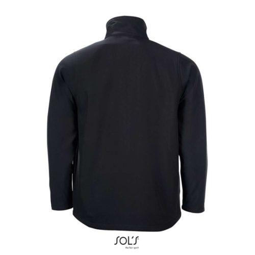 Férfi RACE softshell dzseki, SOL'S SO01195, Black-2XL