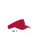 Uniszex napellenző, SOL'S SO01196, Red/White-U