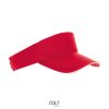 Uniszex napellenző, SOL'S SO01196, Red/White-U