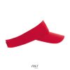 Uniszex napellenző, SOL'S SO01196, Red/White-U