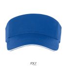 Uniszex napellenző, SOL'S SO01196, Royal Blue/White-U