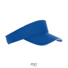 Uniszex napellenző, SOL'S SO01196, Royal Blue/White-U