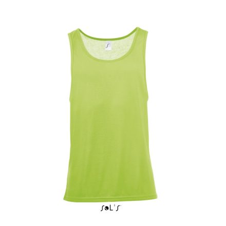 Uniszex JAMAICA mély karkivágású trikó, SOL'S SO01223, Neon Green-L