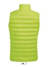 Férfi WAVE könnyű bélelt steppelt mellény, SOL'S SO01436, Neon Lime-M