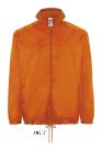 Uniszex széldzseki, gallérba rejtett kapucnival, SOL'S SO01618, Orange-2XL