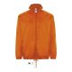 Uniszex széldzseki, gallérba rejtett kapucnival, SOL'S SO01618, Orange-2XL