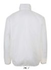 Uniszex széldzseki, gallérba rejtett kapucnival, SOL'S SO01618, White-3XL