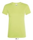 Női REGENT kereknyakú rövid ujjú pamut póló, SOL'S SO01825, Apple Green-2XL