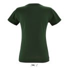 Női REGENT kereknyakú rövid ujjú pamut póló, SOL'S SO01825, Bottle Green-2XL