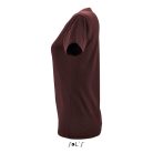 Női REGENT kereknyakú rövid ujjú pamut póló, SOL'S SO01825, Burgundy-2XL