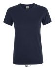 Női REGENT kereknyakú rövid ujjú pamut póló, SOL'S SO01825, Navy-2XL