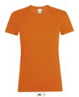 Női REGENT kereknyakú rövid ujjú pamut póló, SOL'S SO01825, Orange-2XL