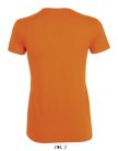 Női REGENT kereknyakú rövid ujjú pamut póló, SOL'S SO01825, Orange-2XL