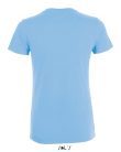 Női REGENT kereknyakú rövid ujjú pamut póló, SOL'S SO01825, Sky Blue-2XL