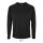 Férfi hosszú ujjú sport póló, SOL'S SO02071, Black-3XL