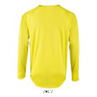 Férfi hosszú ujjú sport póló, SOL'S SO02071, Neon Yellow-S