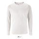 Férfi hosszú ujjú sport póló, SOL'S SO02071, White-L