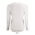 Női hosszú ujjú sport póló, SOL'S SO02072, White-2XL