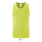 Férfi ujjatlan sport trikó, SOL'S SO02073, Apple Green-3XL