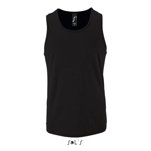 Férfi ujjatlan sport trikó, SOL'S SO02073, Black-2XL