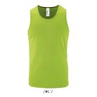 Férfi ujjatlan sport trikó, SOL'S SO02073, Neon Green-2XL