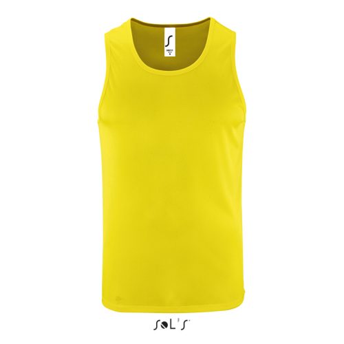 Férfi ujjatlan sport trikó, SOL'S SO02073, Neon Yellow-2XL