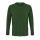 Férfi IMPERIAL hosszú ujjú környakas pamut póló, SOL'S SO02074, Bottle Green-2XL