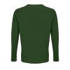 Férfi IMPERIAL hosszú ujjú környakas pamut póló, SOL'S SO02074, Bottle Green-2XL