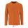 Férfi IMPERIAL hosszú ujjú környakas pamut póló, SOL'S SO02074, Orange-3XL